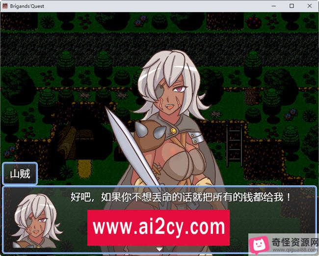 山贼(BrigandsQuest)ver1.02汉化版：日系RPG游戏，解压密码pwjbl，残暴存活挂了