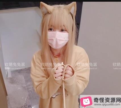 软萌兔兔酱甜系包包秀，娇小少女演技观看