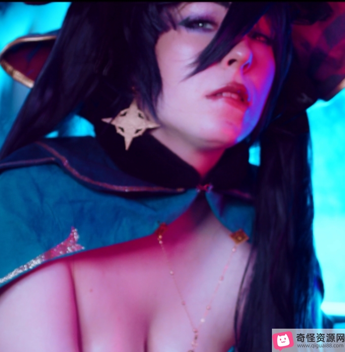 原神cosplay合集：MollyRedWolf高清4K视频，雷电将军、妮露、凝光、莫娜齐聚！46.1G大片狼姐等你下载解压！